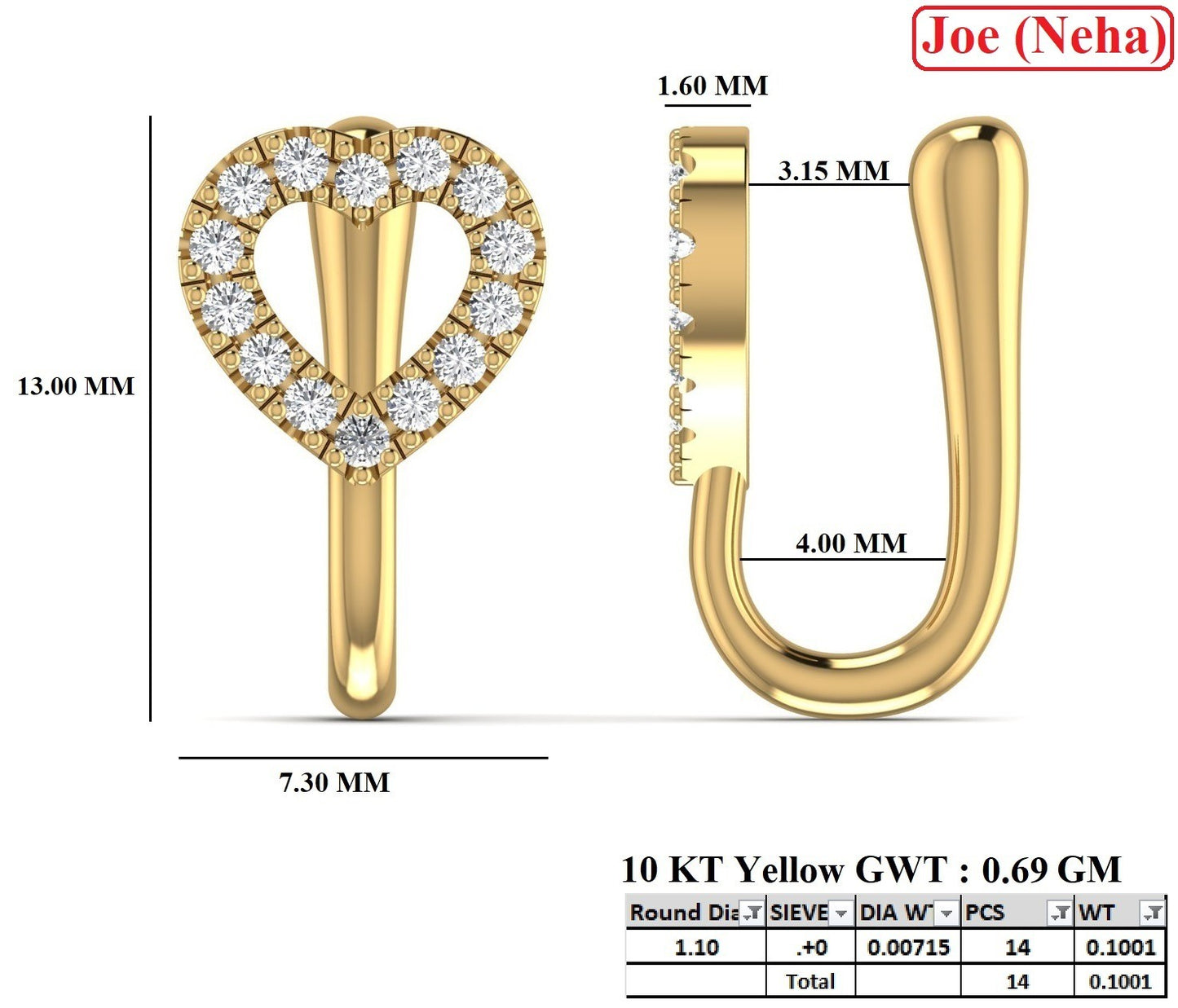 THE HEART CUFF